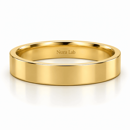 Men’s Engagement Ring 9K & 18K Gold • Platinum Plain Band