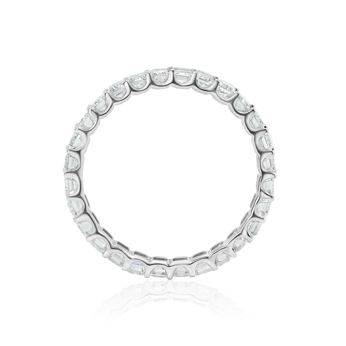 2 Carat Emerald Eternity Anniversary Band