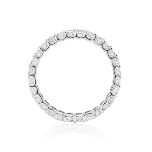 2 Carat Emerald Eternity Anniversary Band Nura Lab