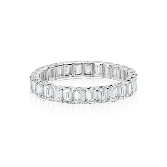 2 Carat Emerald Eternity Anniversary Band