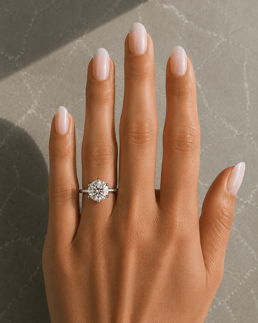 Tayla - Round Lab Grown Diamond Solitaire Engagement Ring