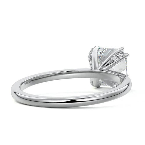 Maya - Asscher Solitaire Lab Grown Diamond Engagement Ring Raphana Jewellery