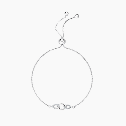 Véda Infinity Link Moissanite Bracelet by Nura Lab