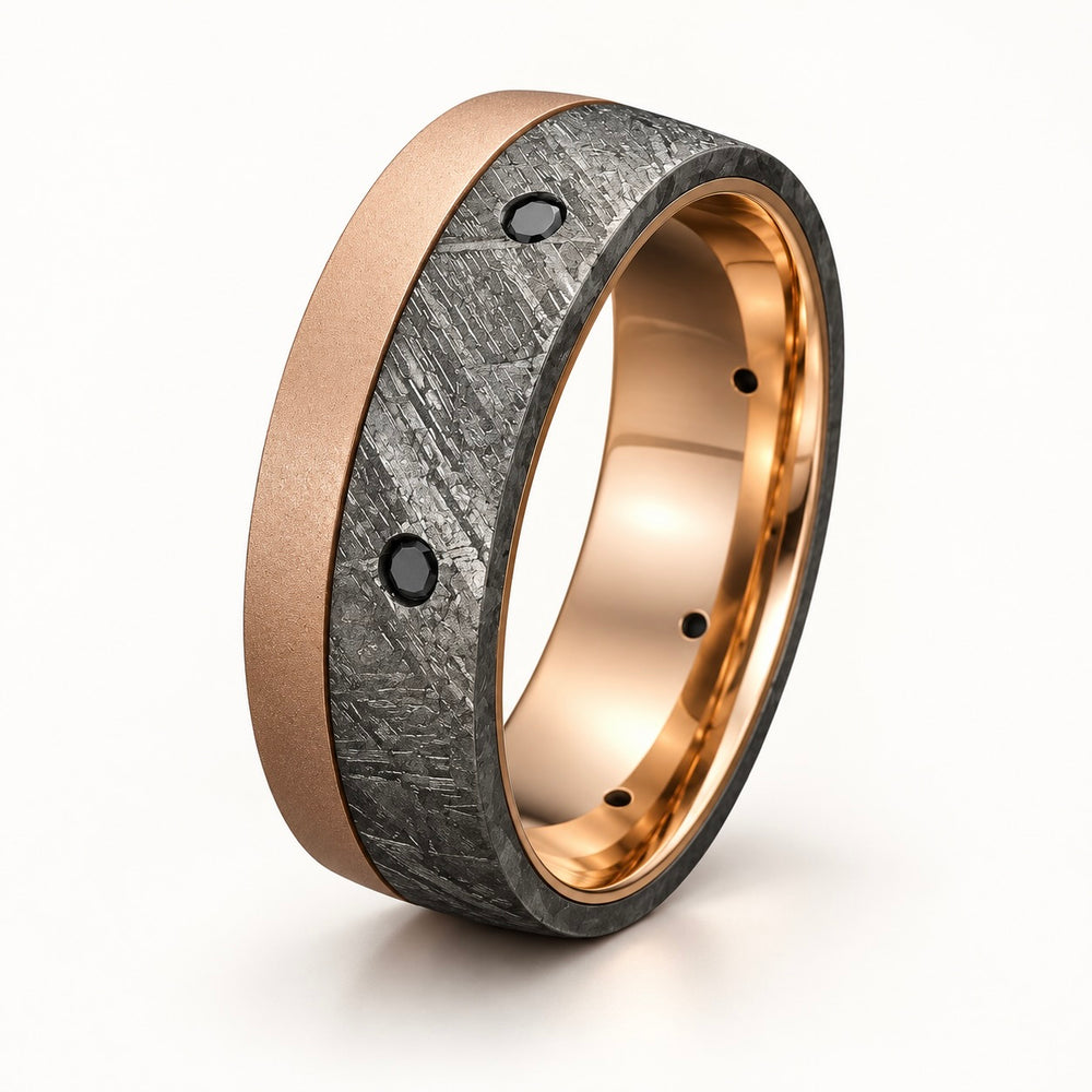 Meteorite Wedding Rings