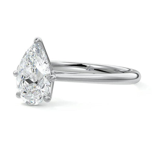 Sienna - Pear Cathedral Lab Grown Diamond Engagement Ring Raphana Jewellery
