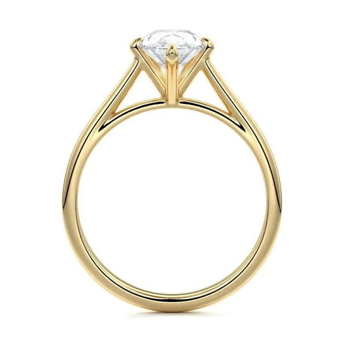 Sienna - Pear Cathedral Lab Grown Diamond Engagement Ring Raphana Jewellery