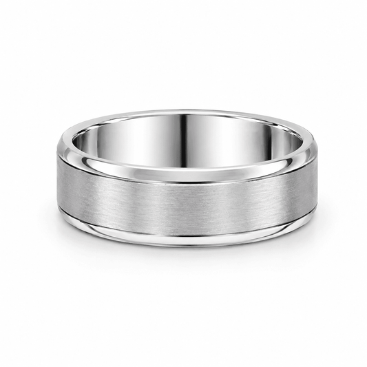 Felix - Brushed Men’s Titanium Wedding Ring