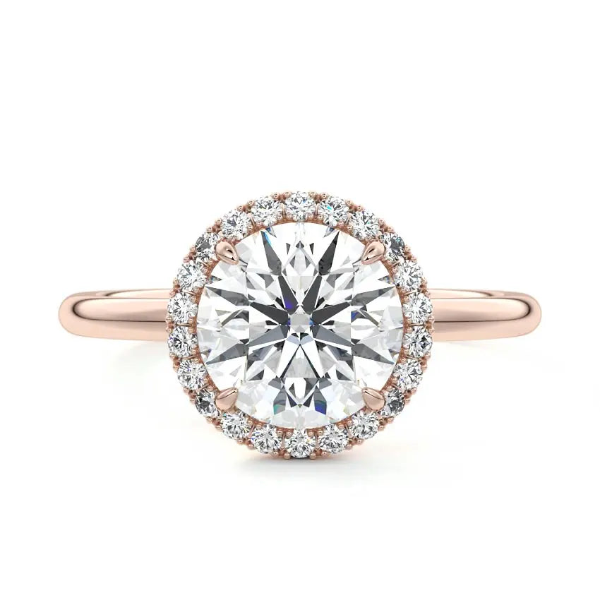 Mariana - Round Halo Engagement Ring