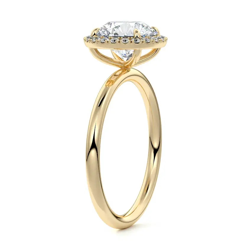Mariana - Round Halo Engagement Ring