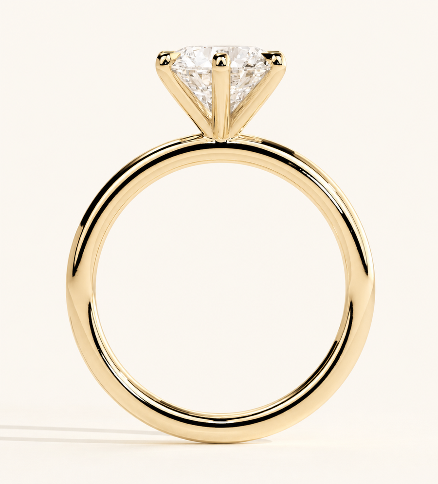 Prong setting ring