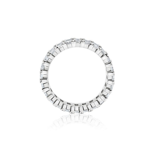 3 Carat Emerald Eternity Anniversary Band