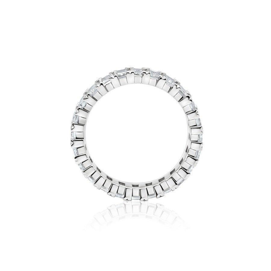 3 Carat Emerald Eternity Anniversary Band