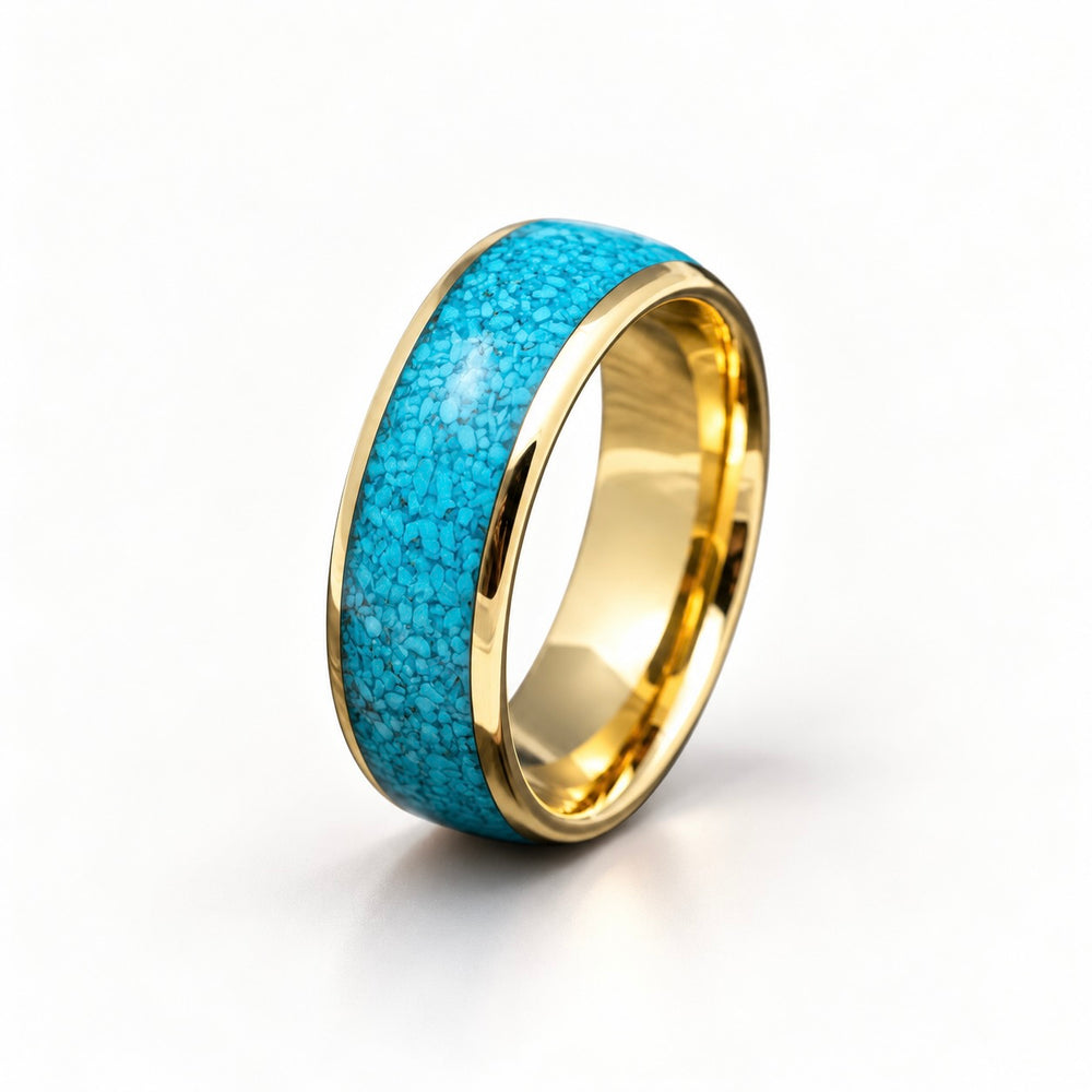 Turquoise Wedding Rings