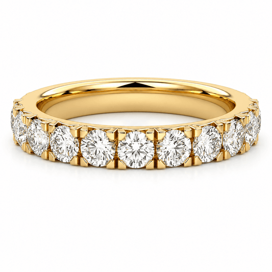 Bliss - Round Half Eternity Lab Grown Diamond Wedding Ring