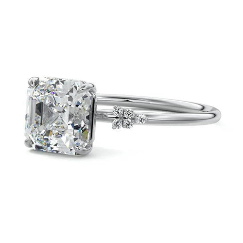 Liana - One of a Kind Asscher Lab Grown Diamond Engagement Ring Raphana Jewellery