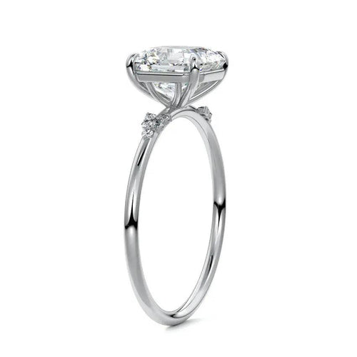 Liana - One of a Kind Asscher Lab Grown Diamond Engagement Ring Raphana Jewellery