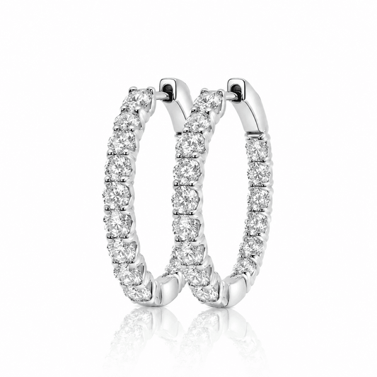 5CT Huggie Earrings 23.5 mm