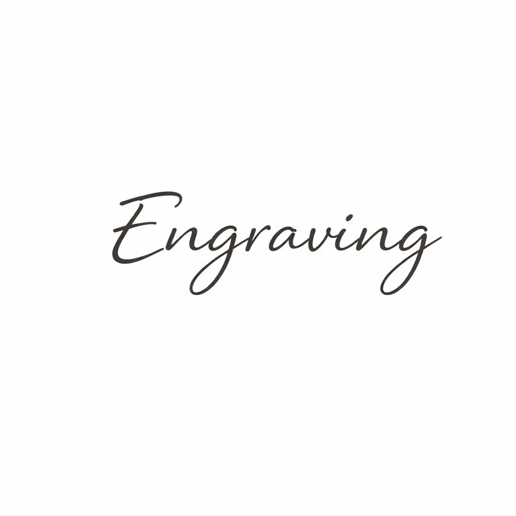 The word 'Engraving' written in a cursive font on a white background