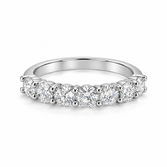 2 Carat Seven-Stone Round Anniversary Band