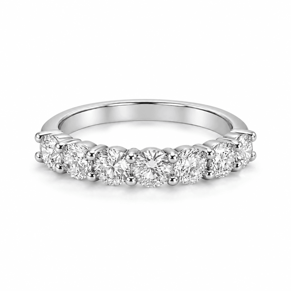 2 Carat Seven-Stone Round Anniversary Band