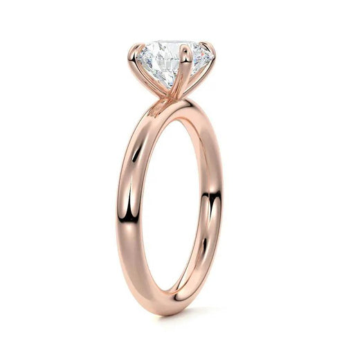 Rose - Round Solitaire Lab Grown Diamond Engagement Ring Raphana Jewellery