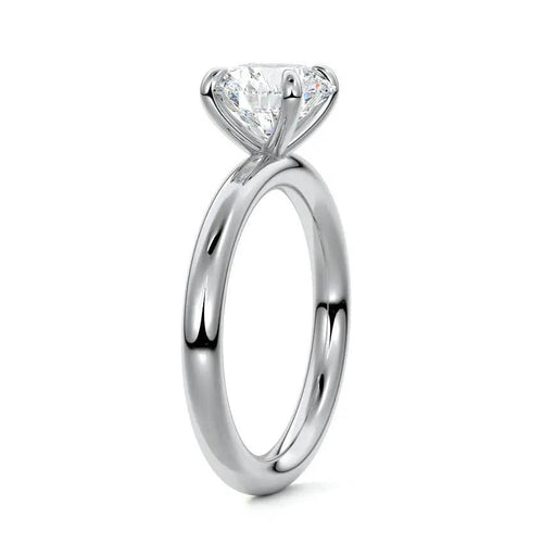 Rose - Round Solitaire Lab Grown Diamond Engagement Ring Raphana Jewellery