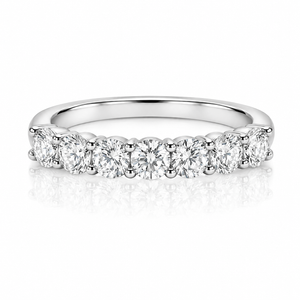 1.5 Carat Seven-Stone Round Anniversary Band
