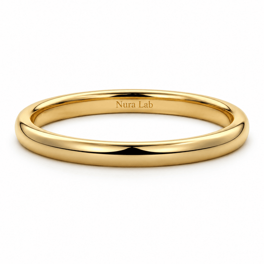 Eufy -  Plain Gold Band Spacer Wedding Ring