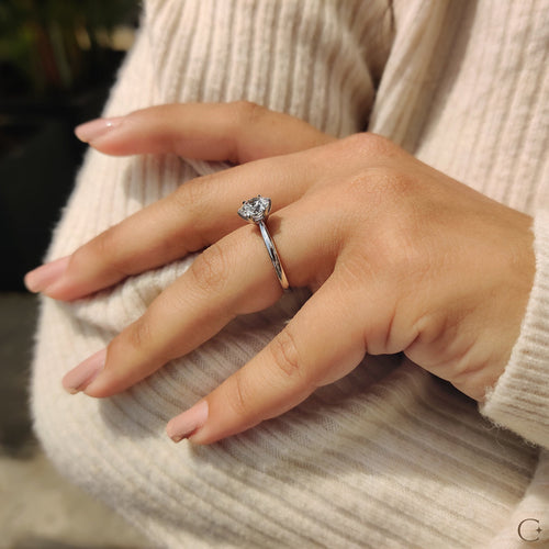 Violette Fern - Brilliant Round Solitaire Engagement Ring