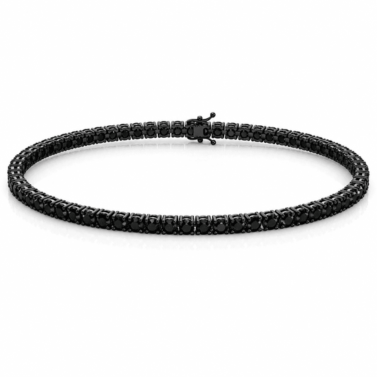 Black Lab Diamond Tennis Bracelet