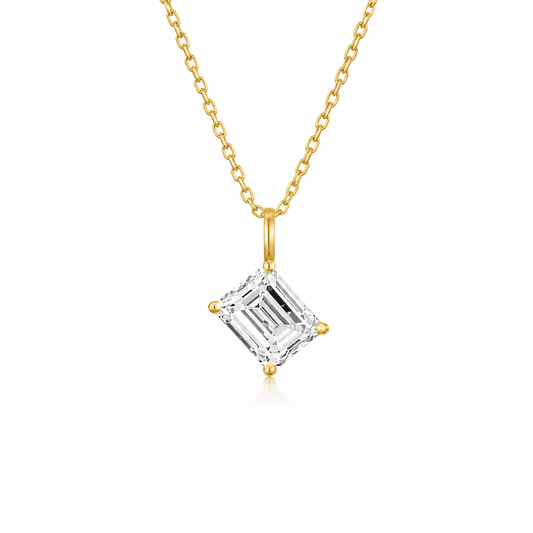 Marta - Lab Moissanite Necklace 14K Gold