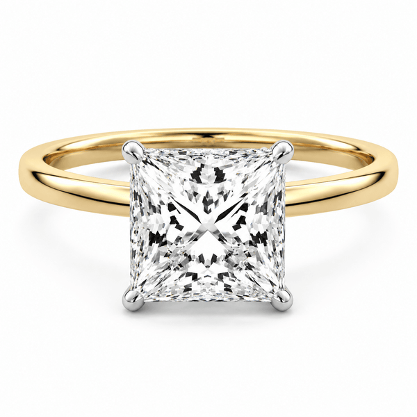 Aurora - Princess Solitaire Lab Grown Diamond Engagement Ring