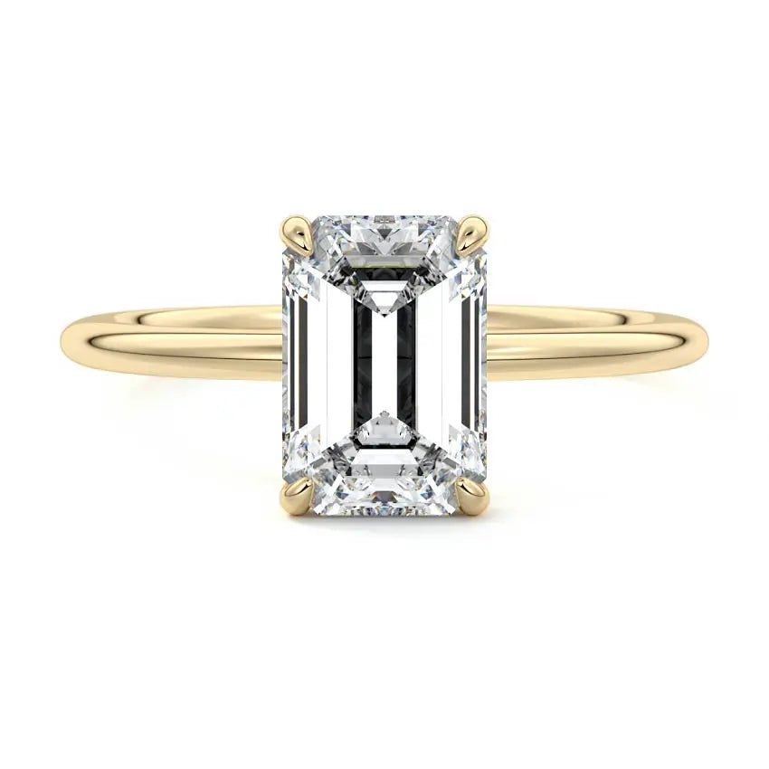 Courtney - Emerald Cut Engagement Ring