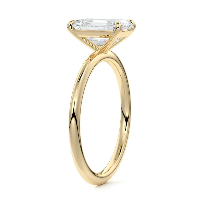 Courtney - Emerald Cut Engagement Ring