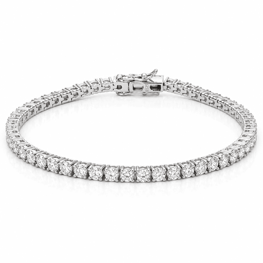 2CT Tennis Bracelet - Lab Moissanite Round Cut