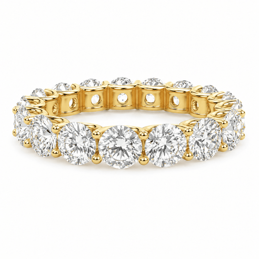 Mila - Eternity Round Lab Grown Diamond Wedding Ring