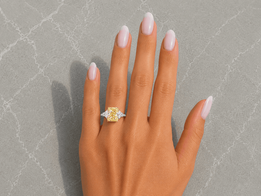 Marley - Trilogy Radiant Cut Yellow Diamond