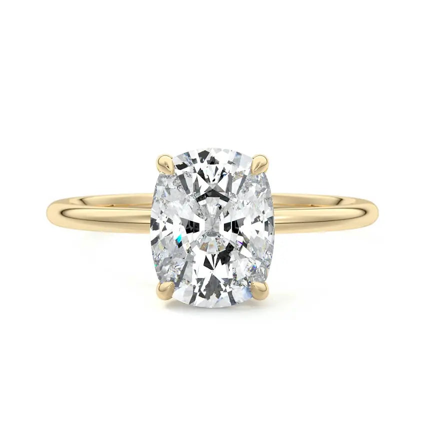 Lavigne -Oval Lab Grown Solitaire Engagement Ring