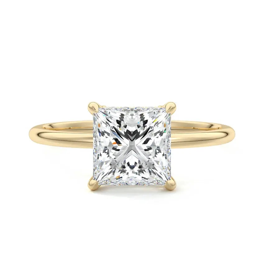 Lavigne -Oval Lab Grown Solitaire Engagement Ring