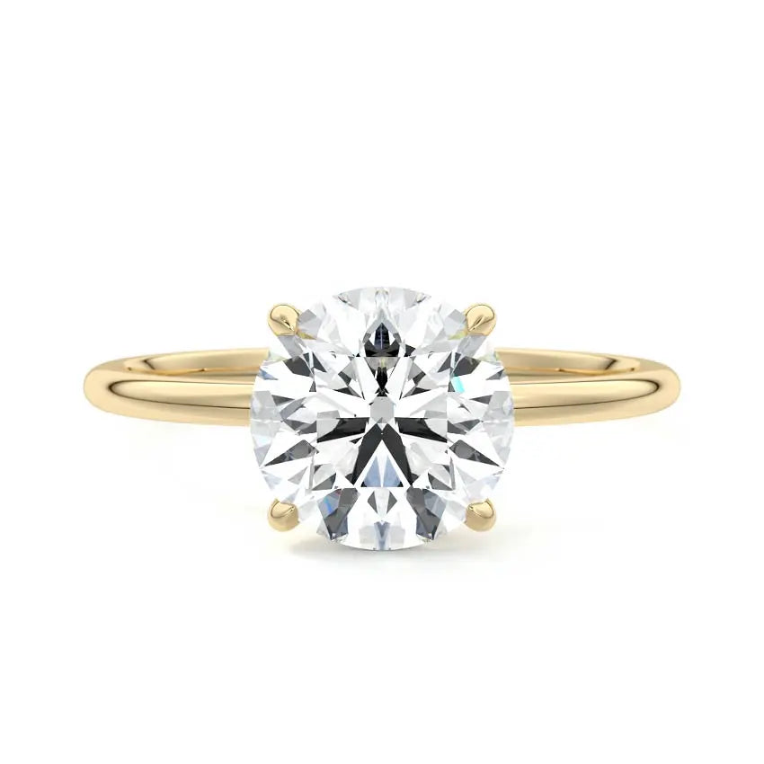 Lavigne -Oval Lab Grown Solitaire Engagement Ring
