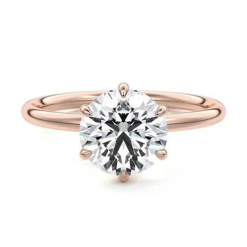 Tayla - Round Lab Grown Diamond Solitaire Engagement Ring Nura Lab