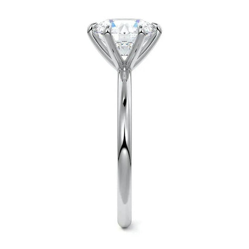 Tayla - Round Lab Grown Diamond Solitaire Engagement Ring Nura Lab