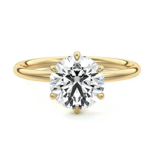 Tayla - Round Lab Grown Diamond Solitaire Engagement Ring Nura Lab