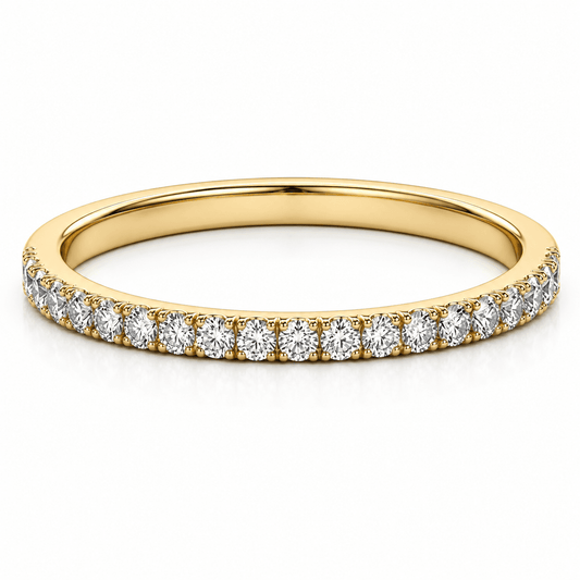 Paloma - Slim Half Eternity Lab Grown Diamond Wedding Ring