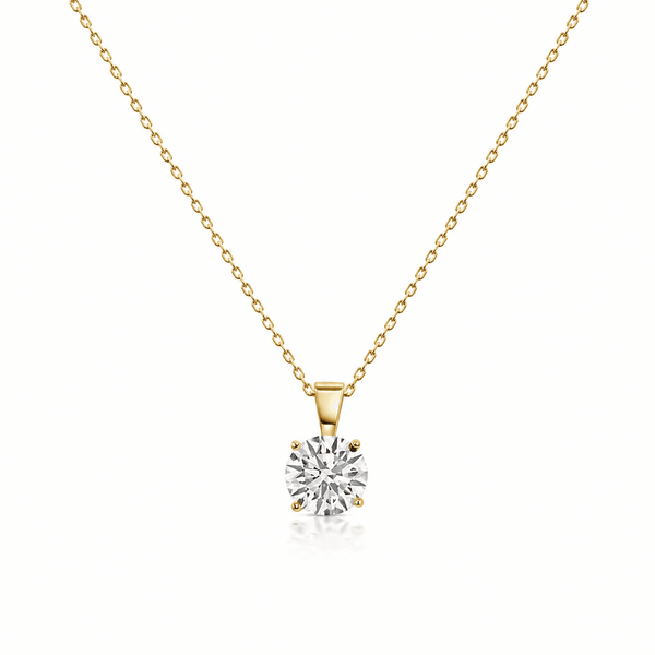 1CT Solitaire Pendant