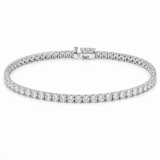 2 Carat Diamond Tennis Bracelet White Gold