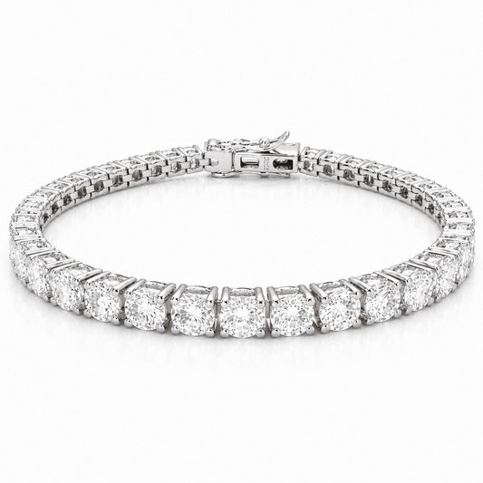 20CT Tennis Bracetet -  Lab Moissanite Round Cut in Silver 925