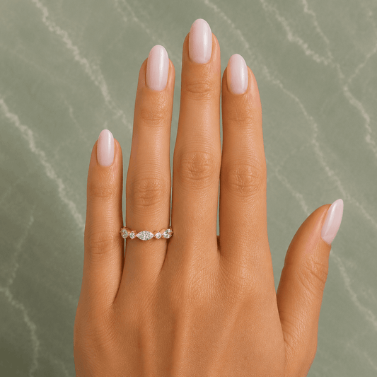 Eloise - Eternity Lab Grown Diamond Wedding Band Marquise Cut