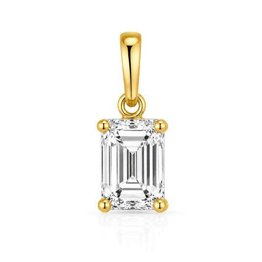 Hale - Lab Moissanite Pendant 14K Gold