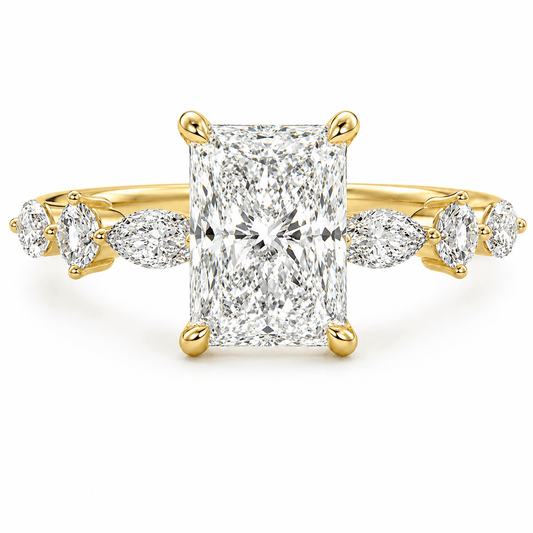Esther - Radiant Cut Lab Grown Engagement Ring
